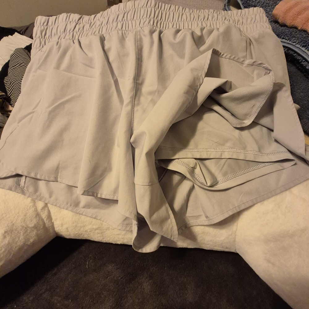 Avia Women's Athletic Shorts - Light Gray